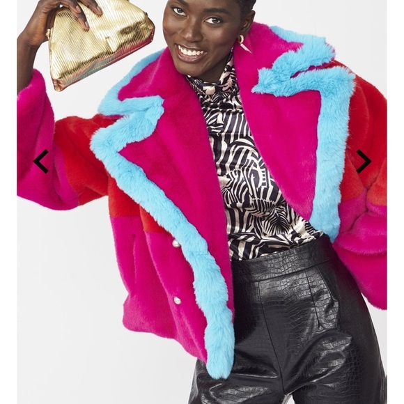 Gorgeous Jayley Collection faux fur oversized coat - Picture 1 of 9
